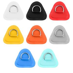 D แหวนพลาสติก3เซนติเมตรแผ่นสามเหลี่ยมสแตนเลส + พีวีซีพองเรือตกปลาเรือยืนขึ้นพายอุปกรณ์เรือคายัค - Product Image 6