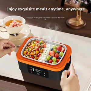 15000mAh Smart Lunch Box Rechargeable Heated Portable Electric Food Warmer Cordless Electric Lunch Box for Camping for Kids - Product Image 2