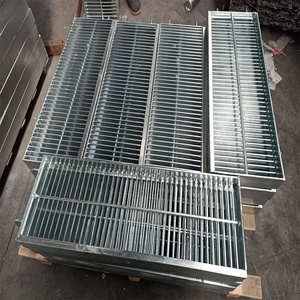 Singapore DIC Grille de drainage en acier galvanisé à entrée libre en béton préfabriqué avec cadre pour <span class=keywords><strong>couvercle</strong></span> de vidange de bordure de route - Product Image 6