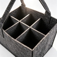 Sac isotherme écologique en polyester pour bière avec séparateur, porte-boissons réutilisable pour pique-nique en extérieur et vente en gros