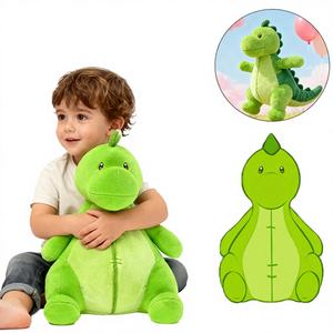 Jouets en peluche personnalisés en forme de dinosaure, en coton PP doux, anti-stress, pour anniversaire, promotionnels, mascotte - Product Image 1