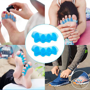 Séparateur d'orteils en silicone, correcteur orthopédique en gel pour hallux valgus avec protection ajustable pour les pieds - Product Image 5
