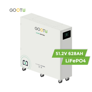 Batterie solaire au lithium GOOTU grande capacité 30 kWh 51,2 V 628 Ah BMS 48 V 32154 Wh avec roues - Product Image 4