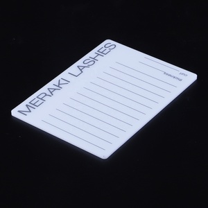 Palette de cils en <span class=keywords><strong>acrylique</strong></span> blanc, impression personnalisée, 12 pièces - Product Image 5
