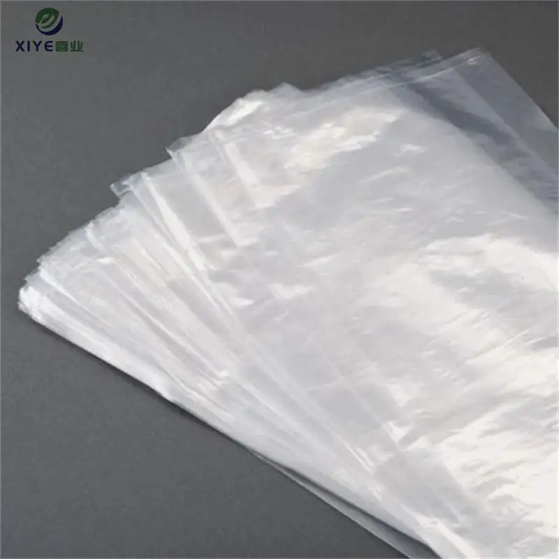 Хорошее качество Ldpe прозрачный плоский поли мешок прозрачный пластиковый плоский мешок на рулоне