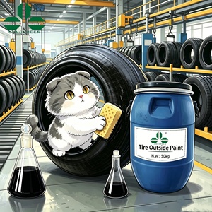 Peinture pour pneus extérieurs à base d'eau de qualité supérieure, <span class=keywords><strong>agent</strong></span> chimique liquide noir, directement de l'usine chinoise - Product Image 6