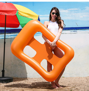 Wholesale Inflatable Swimming <b>Pool</b> Float, Foldable Printed Floating Bed, Water Play Hammock, Pvc Lounge Chair Bed - Product Image 1