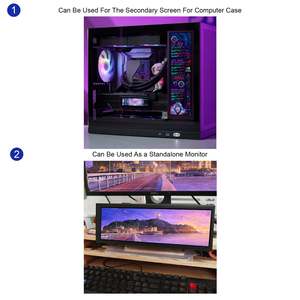 Vssdisplay 1920x480 8.8 inch màn hình <span class=keywords><strong>LCD</strong></span> Dải Bar IPS 9pin USB Màn hình <span class=keywords><strong>LCD</strong></span> di động cho <span class=keywords><strong>DIY</strong></span> Sub màn hình, PC trường hợp hiển thị - Product Image 4