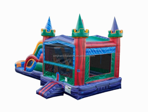 <span class=keywords><strong>Achat</strong></span> combiné de saut de <span class=keywords><strong>maison</strong></span> de rebond gonflable de château plein d'entrain d'enfants de PVC de marbre de qualité commerciale - Product Image 6