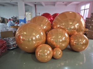Produits les plus vendus Bolas De Espejos Décorations de Noël Boules de miroir colorées pour l'extérieur Gonfleur de ballons gonflables - Product Image 5
