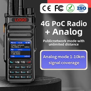 วิทยุสื่อสาร CE FCC Rohs MK888 4G Poc + วิทยุอนาล็อก พร้อมซิมการ์ด & GPS UHF VHF โหมดคู่ รองรับเครือข่ายสาธารณะทั่วโลก ระบบ Linux OX วอล์คกี้ทอล์คกี้ - Product Image 1