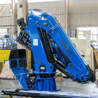 Grue marine à flèche articulée hydraulique BOB-LIFT durable de 6,3/8 tonnes, grue de pont pliable SQ6.3Z pour le levage de navires offshore