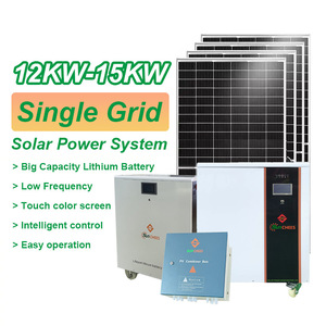 Complete 10kw 12kw15kw Off Grid Solar Energy <b>System</b> Single Phase 220V Solar <b>System</b> with 15kwh 20kwh 30kwh Lithium Battery - Product Image 3