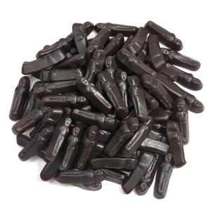 OEM Vente en gros en vrac Meilleure usine au monde Amos 198g Bonbons gommeux en forme de petit homme à la réglisse huilée - Product Image 2