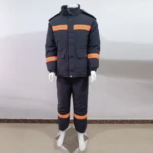 Cold Room Storage Freezer Jacket Inverno Safty Work Suit Alta Visibilidade Custom Made Workwear para Automóvel Uniformes para Homens