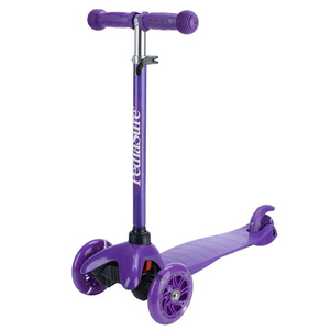 Fabricant chinois Kids Scooter pliant 3 roues Scooter électrique <span class=keywords><strong>pour</strong></span> enfants/scooter Pu roue clignotante - Product Image 1