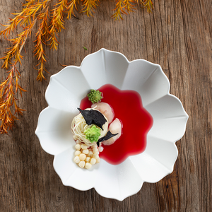 Vaisselle de <span class=keywords><strong>camping</strong></span> en céramique personnalisée, artisanat de pointe, nouveau style chinois, bols à salade et assiettes à soupe durables - Product Image 2