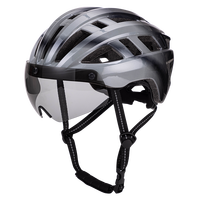 Casque de vélo léger 260g CE EN1078 CPSC avec visière magnétique, casque de cyclisme pour adulte, 23 aérations, vente en gros
