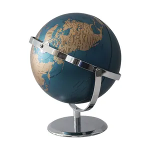 Atacado mapa do mundo bola ensino arte artesanato globo versão em inglês liga decoração de mesa globo terra decorativo