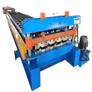 south africa Aluminum Color 686 ibr Roof Panel Tile Sheet Roll Forming Machine