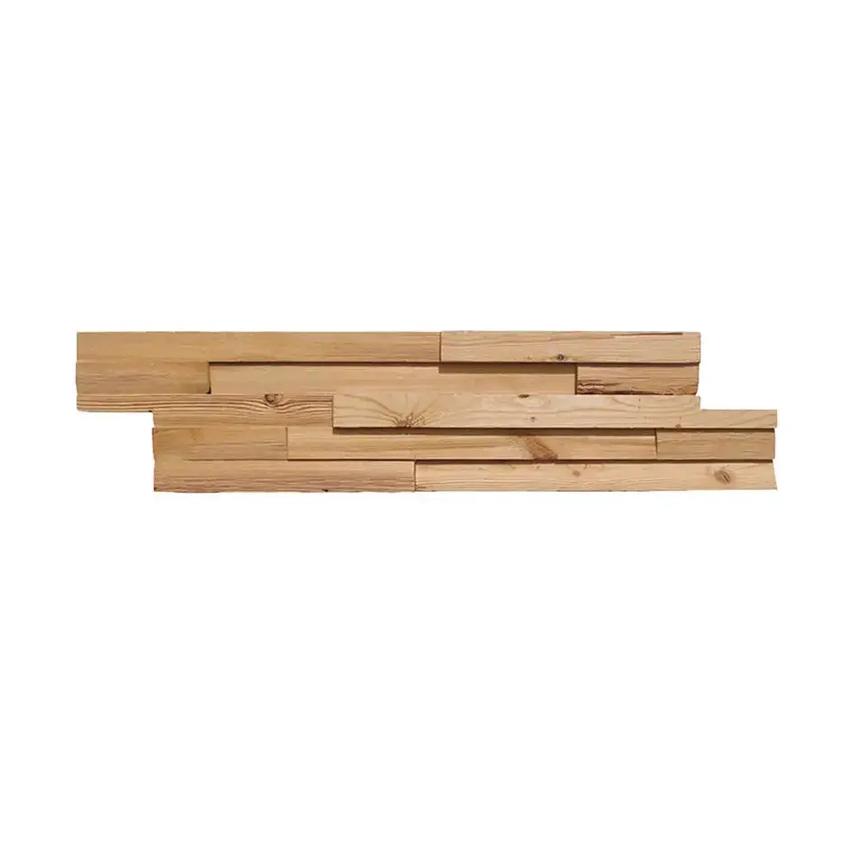 Simple Warm Style Where To Buy Beadboard Paneling Stereoscopic Non Planar Natural Wood Color