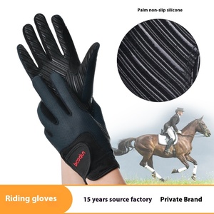 Nouveaux gants d'équitation d'extérieur à doigts complets, respirants, avec doigts antidérapants et résistants à l'usure, pour le <span class=keywords><strong>polo</strong></span> et la course équestre - Product Image 2