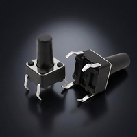 Interrupteur tactile VAOHM DIP VA-TSP4TB-S11H 6mm X 6mm X 11mm (1 sac/1000 pièces)