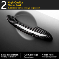 Poignée DE porte extérieure en Fiber DE carbone, 1 — 4 pièces, accessoires pour Mazda 2 demo MK3/MK4 DE DJ, collection 2008-2019 2014 2015