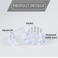 Fournisseurs de contenants vides en plastique acrylique 5g de haute qualité pour crème de voyage, emballage de crème pour lotion