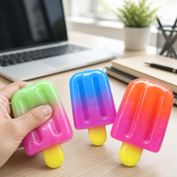 Jouet anti-stress en silicone souple en forme de sucette à remontée rapide pour adultes et enfants, décoration de bureau