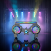 Table de DJ moderne avec éclairage infini en métal, nouveau design