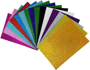 Fogli di Schiuma Glitterata EVA per Bambini, Spessore 2MM, Colori Assortiti, Carta in Schiuma per Progetti Scolastici Fai-da-Te - Product Image 2