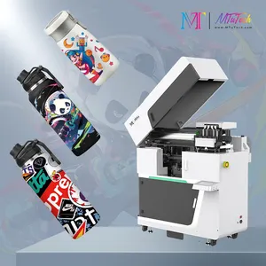 High Speed 360 Rotary UV Cylindrical Printer Printing on Bottle Machine