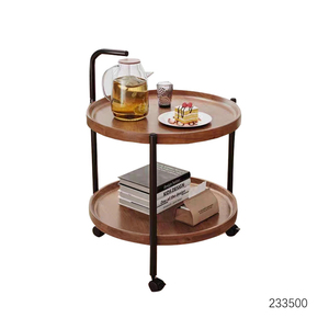 Luz luxo estilo nórdico mesa de café conversível armário lateral 2-<span class=keywords><strong>Layer</strong></span> para pequeno apartamento sala Decor Corner - Product Image 5