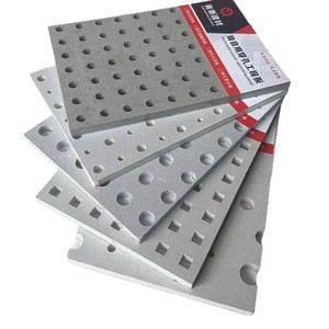 Hotel Conference Room Ceiling Partition Sound-Absorbing <strong>Board</strong> Perforated Noise-Reducing Gypsum <strong>Board</strong> - Product Image 1