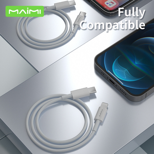 Cable USB C a C de Carga Rápida de 65 W, Cable de Datos Flexible de TPE de 2,9 mm de Diámetro Exterior, Cable de Carga PD PPS para Computadoras Portátiles y Teléfonos Inteligentes - Product Image 3