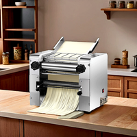 Machine Professionnelle à Abaisser la Pâte Épaisseur Réglable Acier Inoxydable Machine Électrique à Pâtes Laminoir à Pâte pour Boulangerie