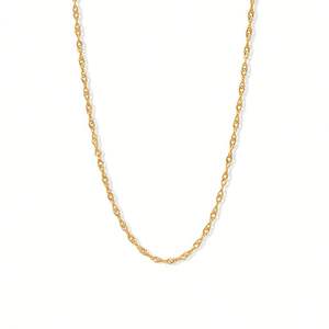 Chris April 925 Sterling Zilver Water Wave Rimpel Effen Ketting Vermeil Ketting Groothandel - Product Image 3