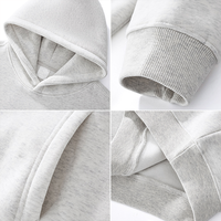Ensembles de sport pour femmes avec logo personnalisé, tenues de fitness contrastées, sweats à capuche épais, joggers, survêtements d'hiver, vêtements de loisirs