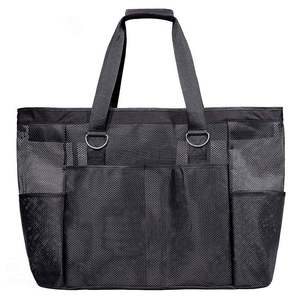 Bolsa de malla grande personalizada con cremallera, fabricante OEM ODM para piscina y playa - Product Image 2