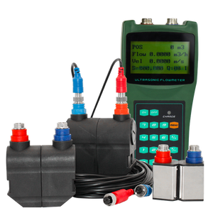 Flowmeter <b>Clamp</b> on Sensors -30 - 160 Degree DN800 Carbon Steel <b>Pipe</b> Portable Type Handheld Ultrasonic Flow Meter - Product Image 2