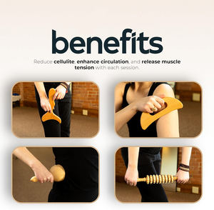 ODM OEMウッドセラピー木製ボディマッサージキットツールバックマッサージャーセラピーウッドセット - Product Image 6