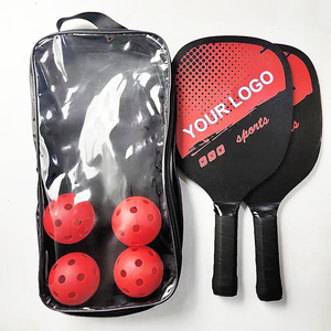 OEM Factory Custom Logo USAPA Approve Pickleball Training Practice Rackets Premium Wood <strong>Pickle</strong> Ball <strong>Paddle</strong> <strong>Set</strong> - Product Image 6