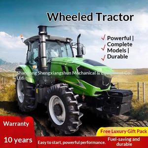 Tracteur agricole à quatre roues motrices, haute puissance, avec tondeuse rotative King pour vergers, pour le creusement de fossés, le désherbage et la double utilisation en cas de sécheresse - Product Image 5