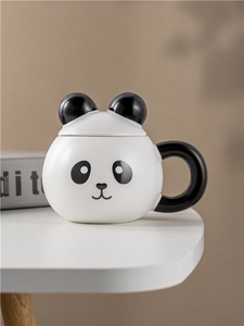 New Design Custom Cartoon Panda Shape Personality Mug Drinking <b>Cup</b> Cute Gift <b>Ceramic</b> Coffee <b>Cup</b> Anime Coffee Mugs Milk Mug - Product Image 4