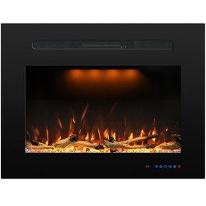 Luxstar 33" WholeSale <strong>Electric</strong> <strong>Fireplace</strong> Insert With Multicolor Realistic LED Flame Decorative <strong>Fireplace</strong> With Remote Control - Product Image 1