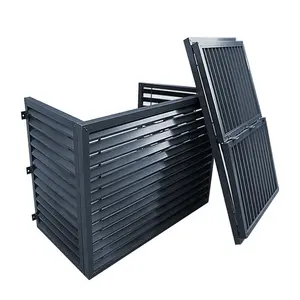 Aluminum AC Cover Outdoor Decorative laser cut panel Air Conditioner protection box aluminum air condition cover