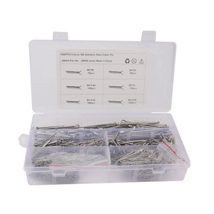 Iqihui Stainless Steel Cotter <b>Pin</b> 1000pcs 6 Sizes M1.5 To M4 General Use Safety <b>Pins</b> - Product Image 1