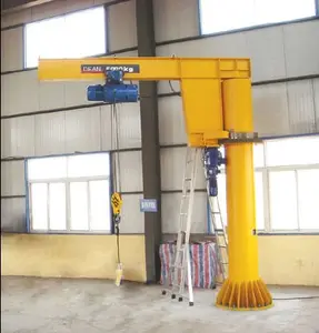 Pabrik Cina 3 Ton 5 Ton 10 Ton 20 Ton 360 derajat berputar tipe listrik JIB Crane dengan listrik Hoist atau rantai Hoist