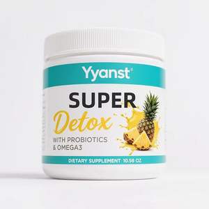 Suplemento de hierbas probióticas de alta calidad, pérdida de peso de grasa delgada, limpieza corporal, enzima digestiva en polvo, bebida en polvo de desintoxicación - Product Image 1